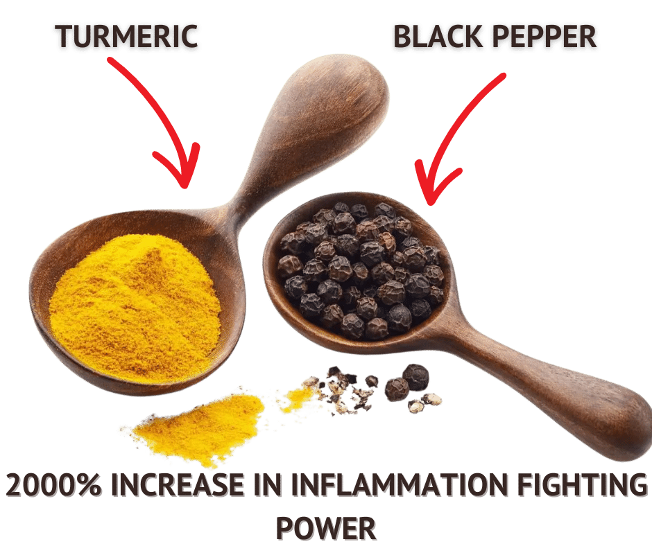 Turmeric and black pepper