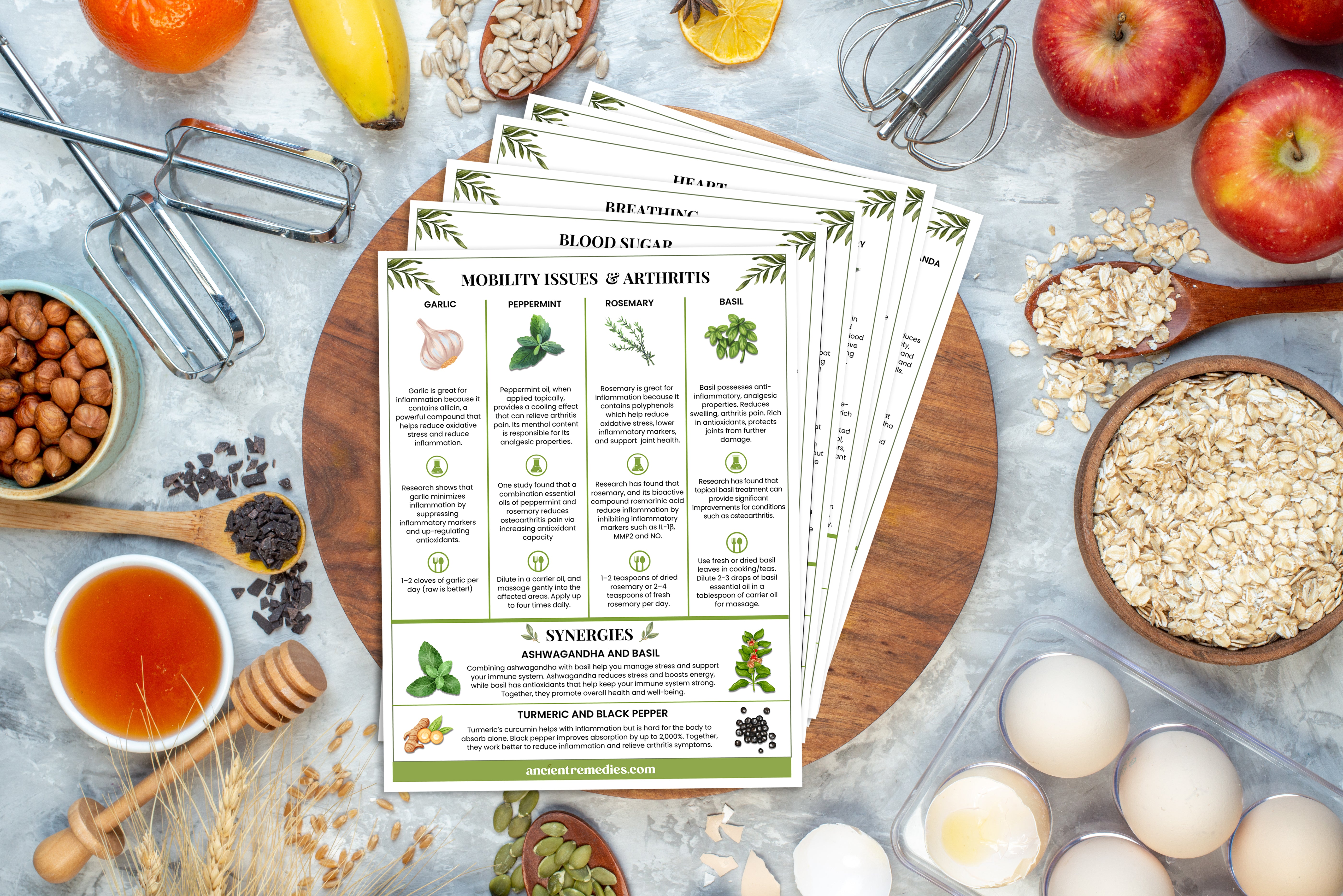 Ancient Remedies Recipe Cards